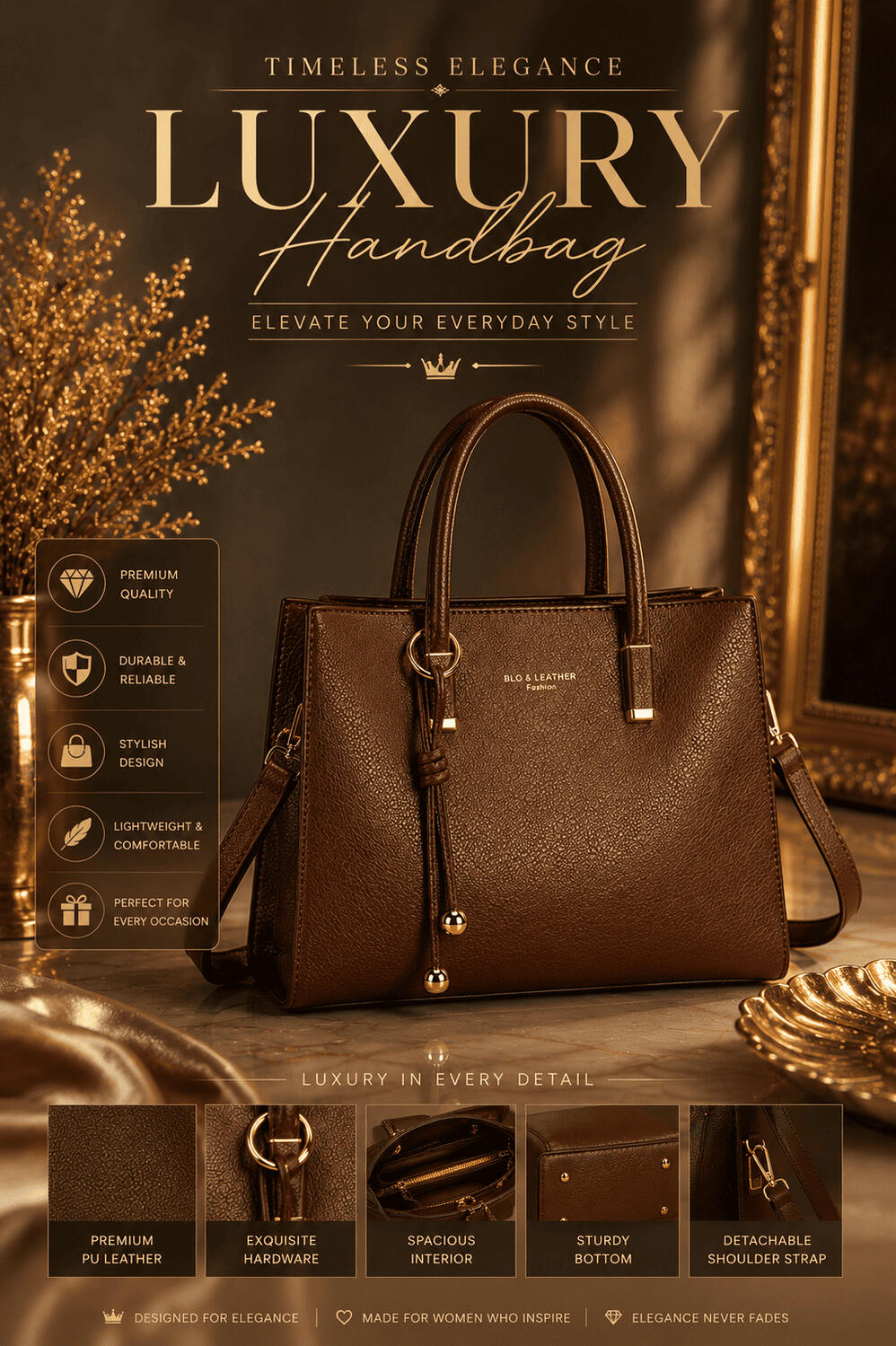 The Ultimate black Grained Leather Tote Bag