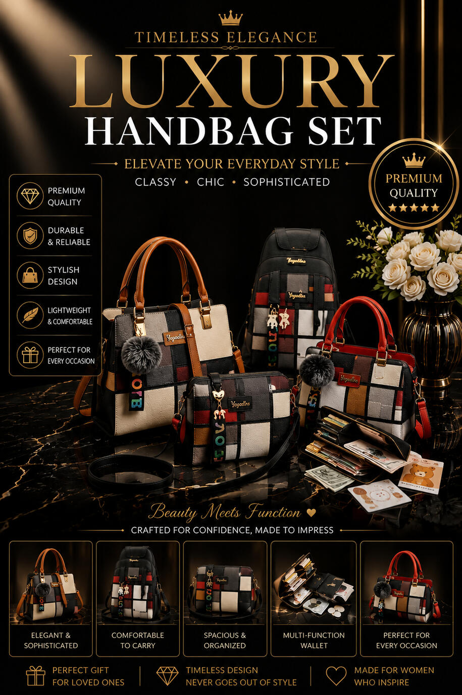 Classic Designer Handbag