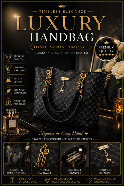 Noir Majesty Tote