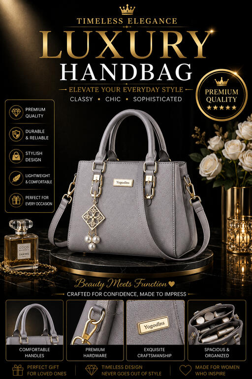 Platinum Grace Handbag